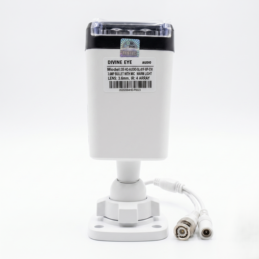 Divine Eye 3.8MP Full HD Bullet Camera Built-in Mic