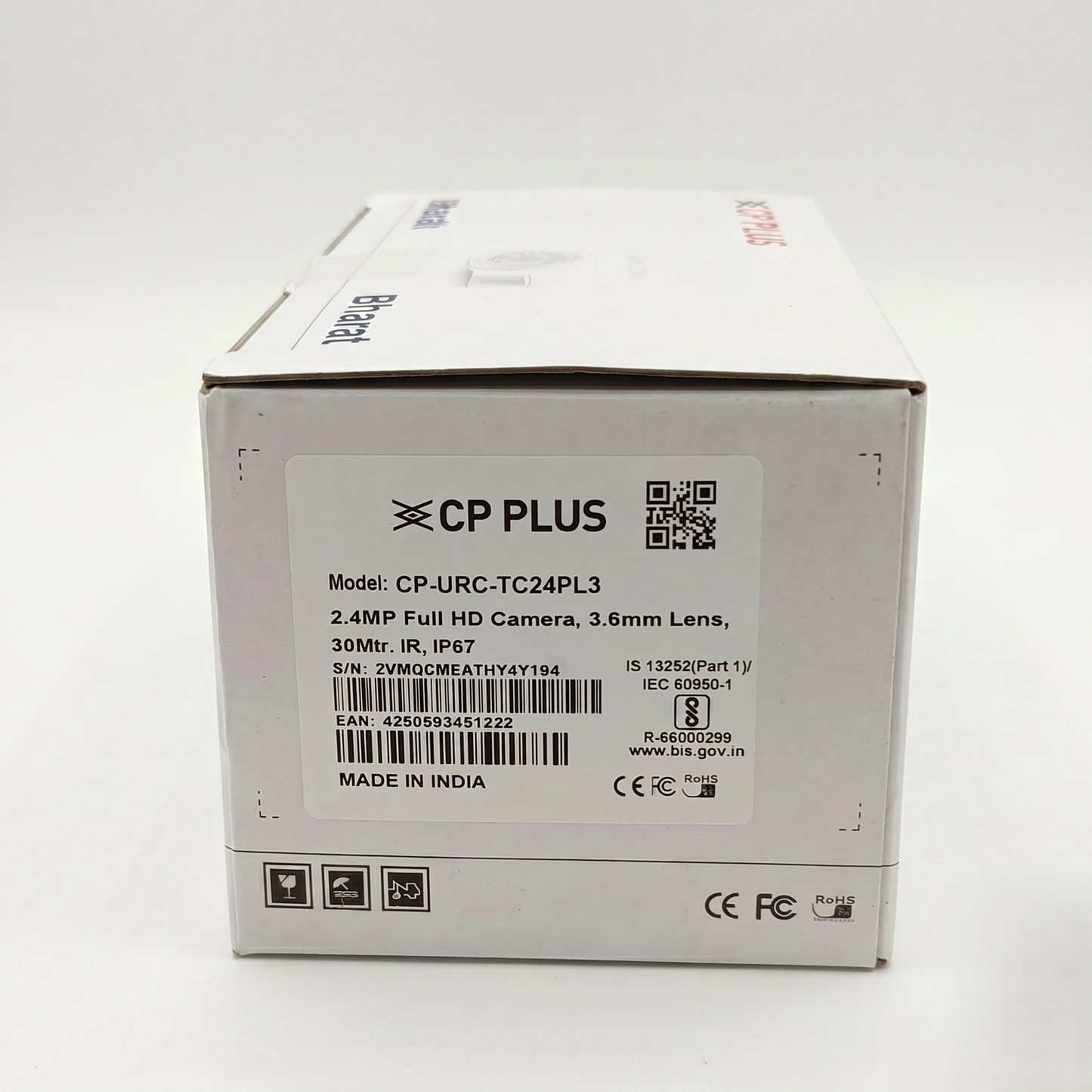 CP Plus 2.4MP Full HD Bullet Camera