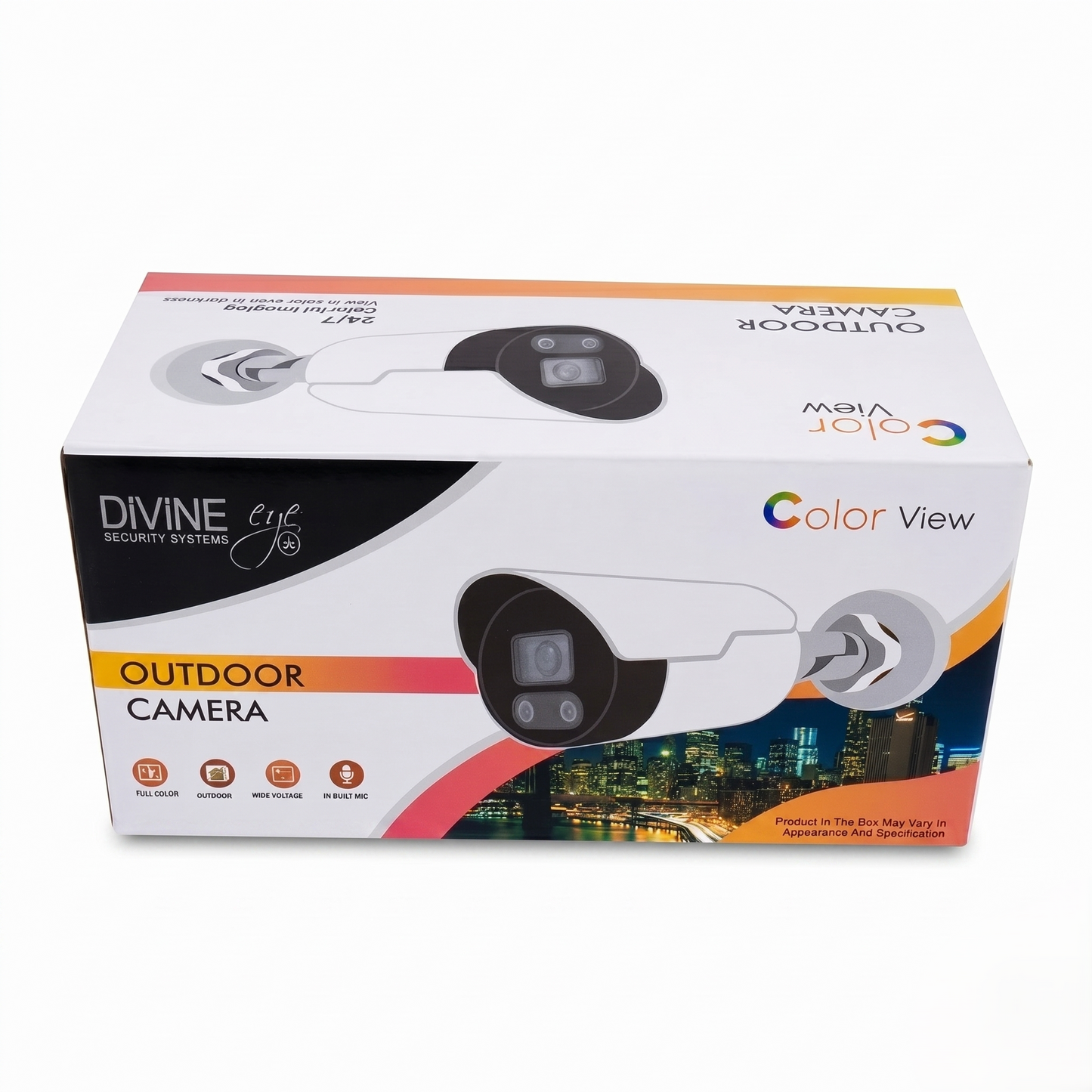 Divine Eye 3.8MP Full HD Bullet Camera Built-in Mic