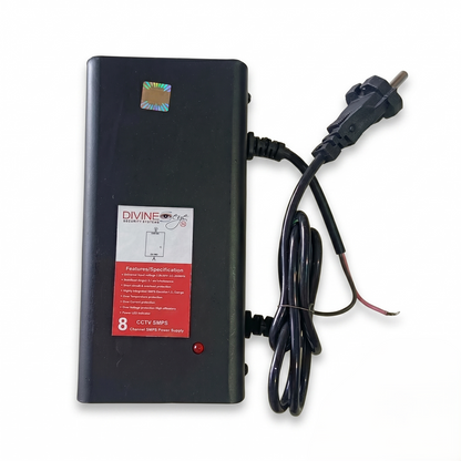 Divine Eye 12V 10A 8 Channel Power Supply