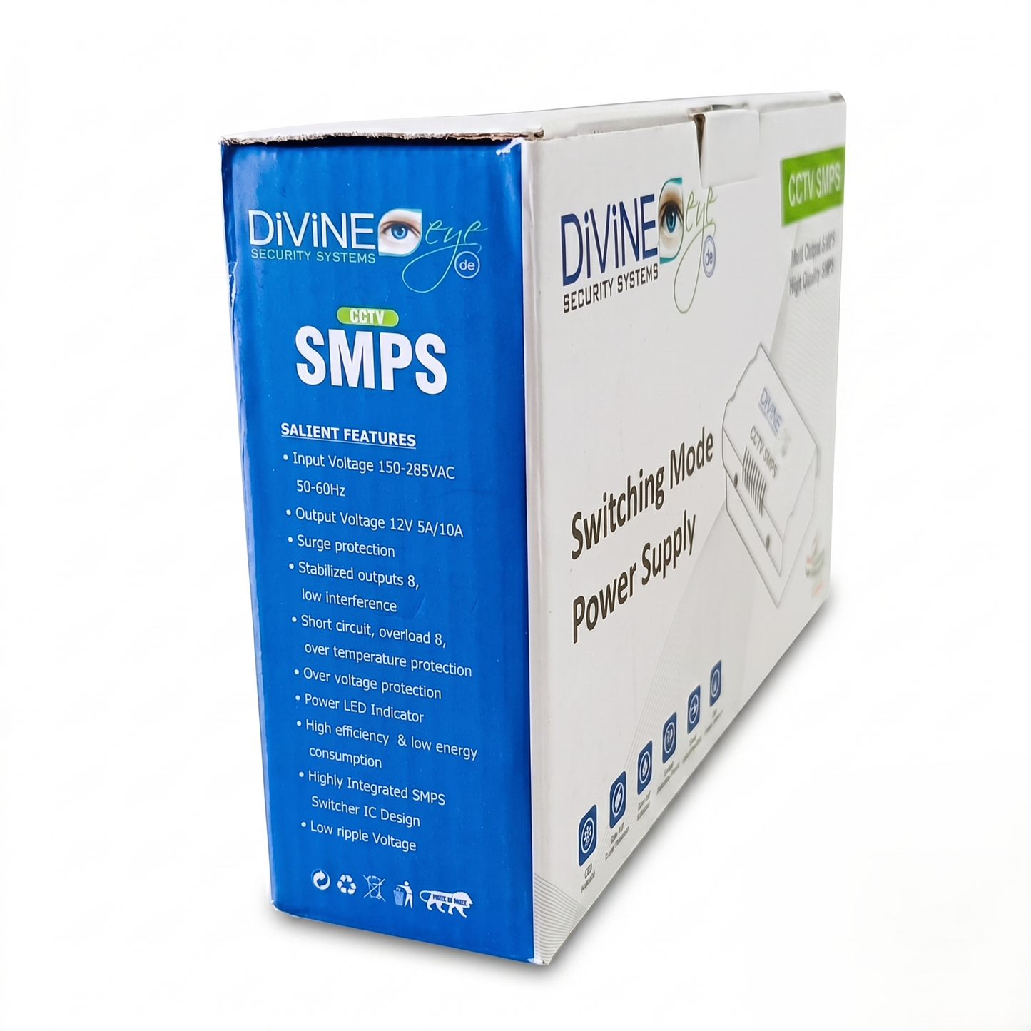 Divine Eye 12V 10A 8 Channel Power Supply