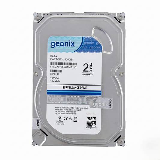 Geonix 500GB 3.5" Desktop SATA Surveillance Hard Drive