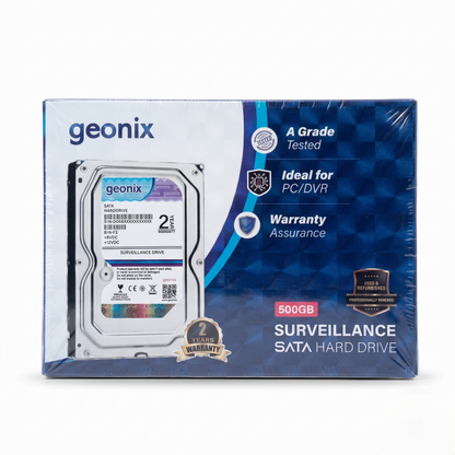 Geonix 500GB 3.5" Desktop SATA Surveillance Hard Drive