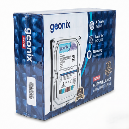 Geonix 500GB 3.5" Desktop SATA Surveillance Hard Drive
