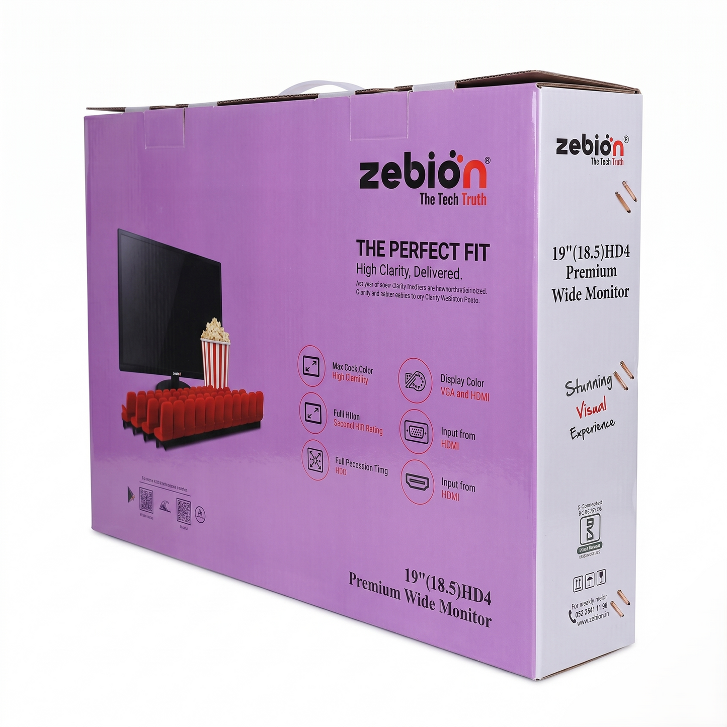 Zebion 18.5" HD Desktop Monitor 1440x900