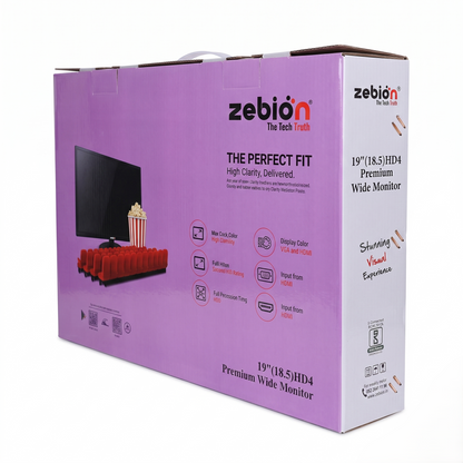 Zebion 18.5" HD Desktop Monitor 1440x900
